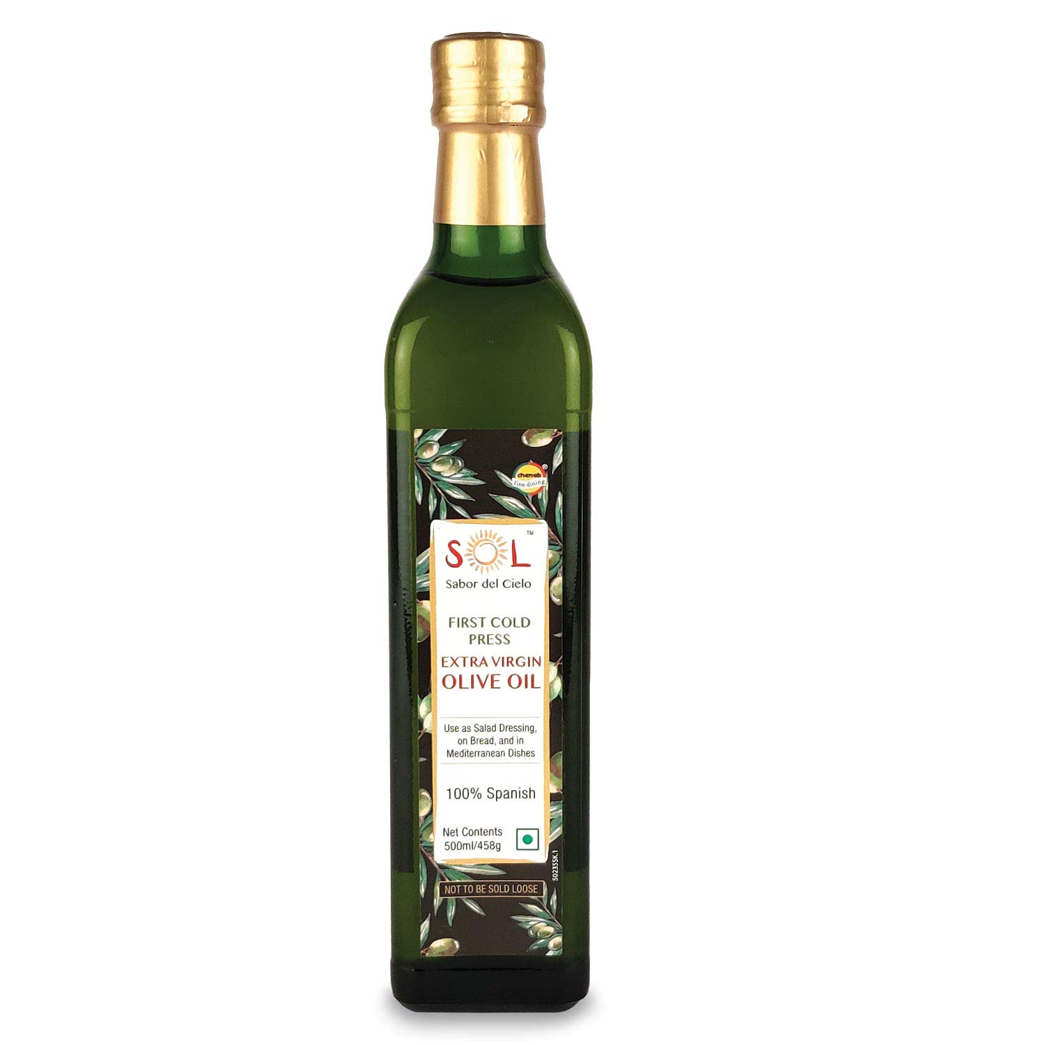 Sol 100 Spanish Extra Virgin Olive Oil Chenab Gourmet