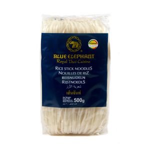 Blue Elephant Thai Pad Rice Noodles | No Artificial Color, Preservative Free | 500 grams
