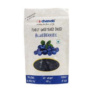 Chenab Sweetened Dried Blueberries, 100g