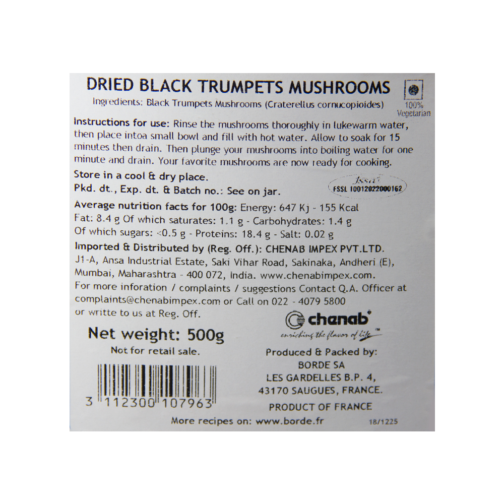 borde-black-trumpets-dried-mushrooms-500gm-chenab-gourmet