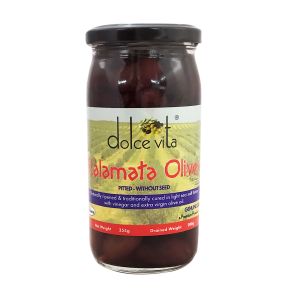 Dolce Vita Pitted Kalamata Olives in Brine, 200g