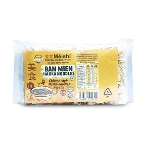 Meishi Ban Mien Handcut Hakka Broad-Size Noodles, 300g