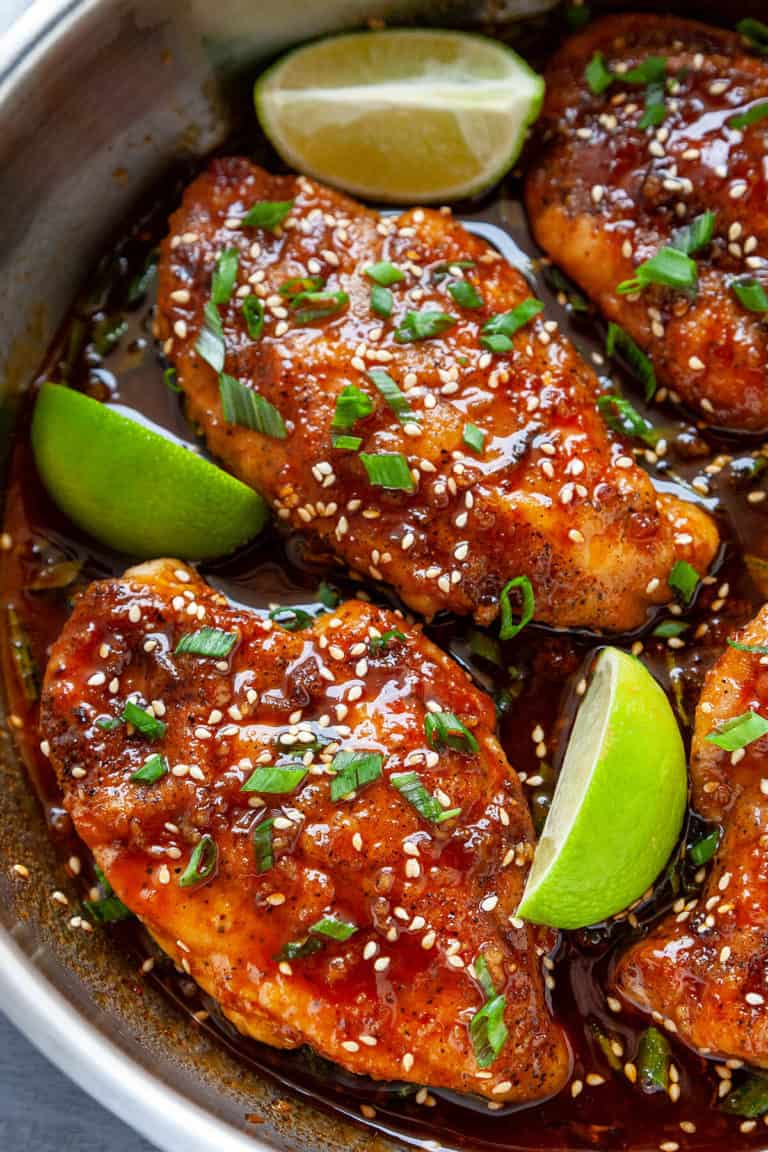 hot-and-sweet-sriracha-chicken