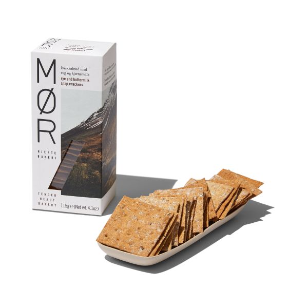 The Fine Cheese MOR Snap Crackers With Rye And Buttermilk, 115g