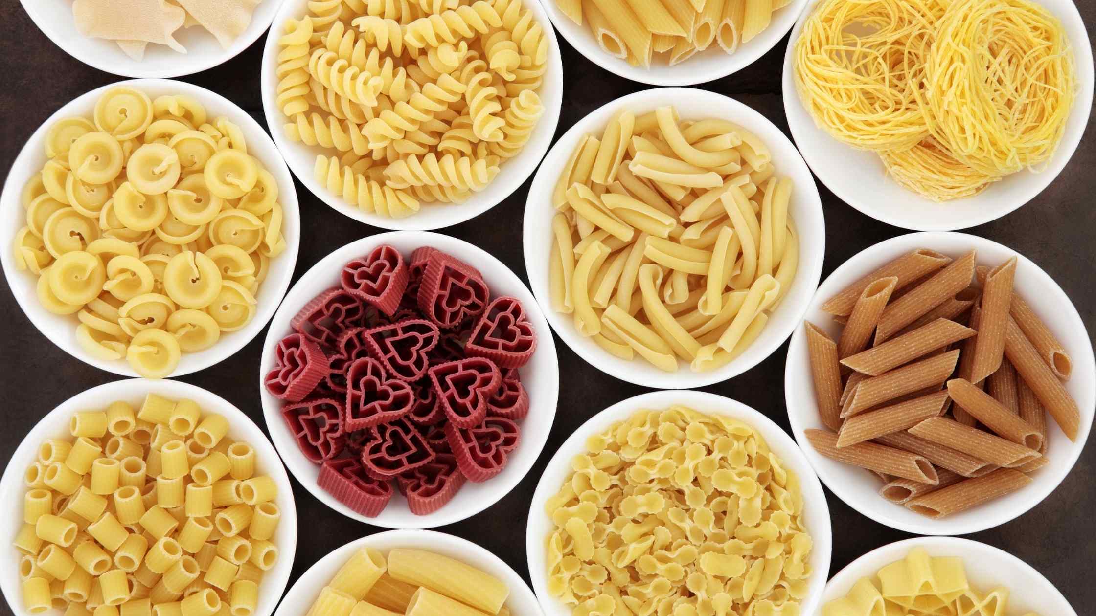 7 types of pasta shapes and how to use them.