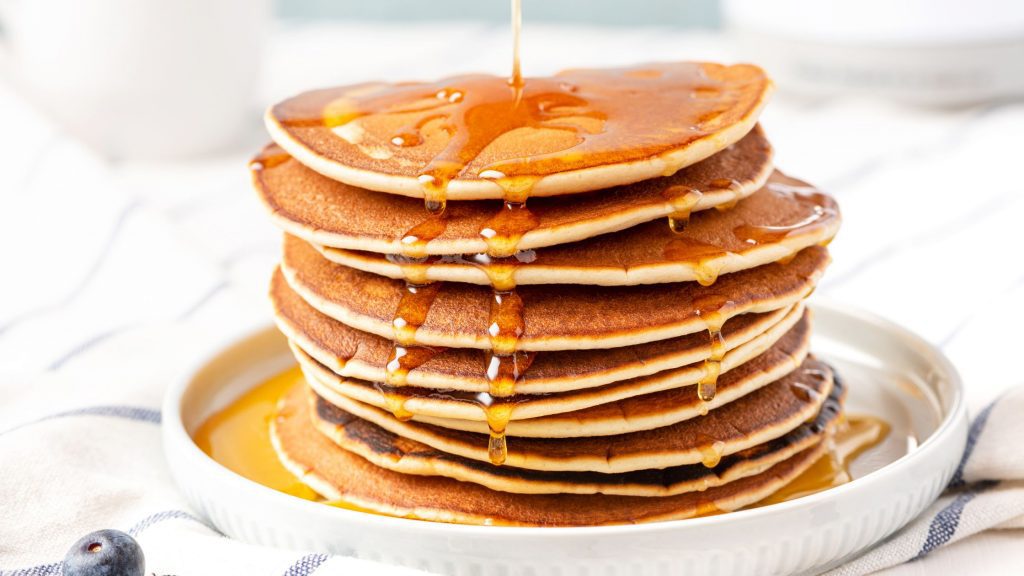 Pancakes with Maple Syrup