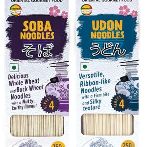 Meishi Assorted Noodles Combo Pack of 2 | Udon, Soba | Japanese