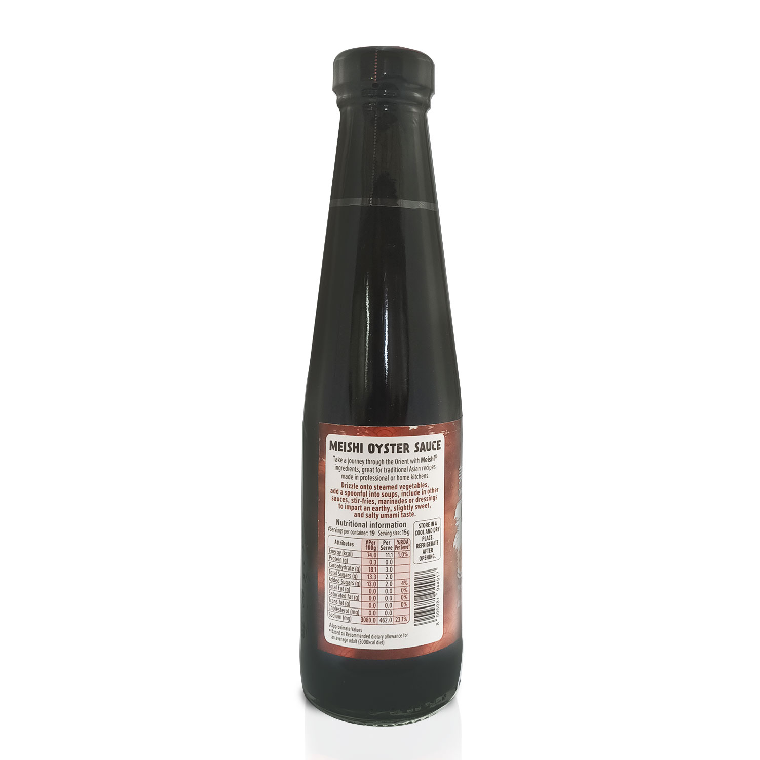 Meishi Oyster Sauce, 280g Stir Fry Cooking Sauce Slightly Sweet and