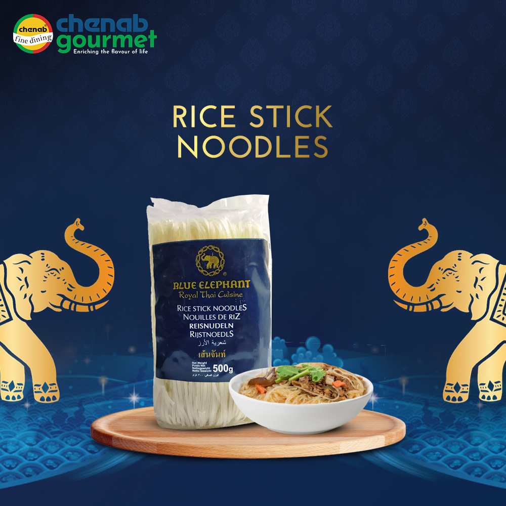 Blue Elephant Rice Noodles With Thai holy Basil stir Fry Paste Chenab