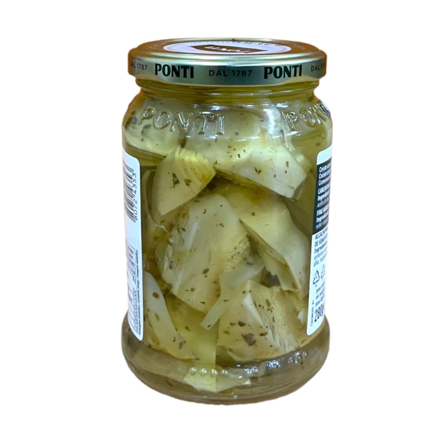 Ponti Artichokes with Herbs 280g_Back