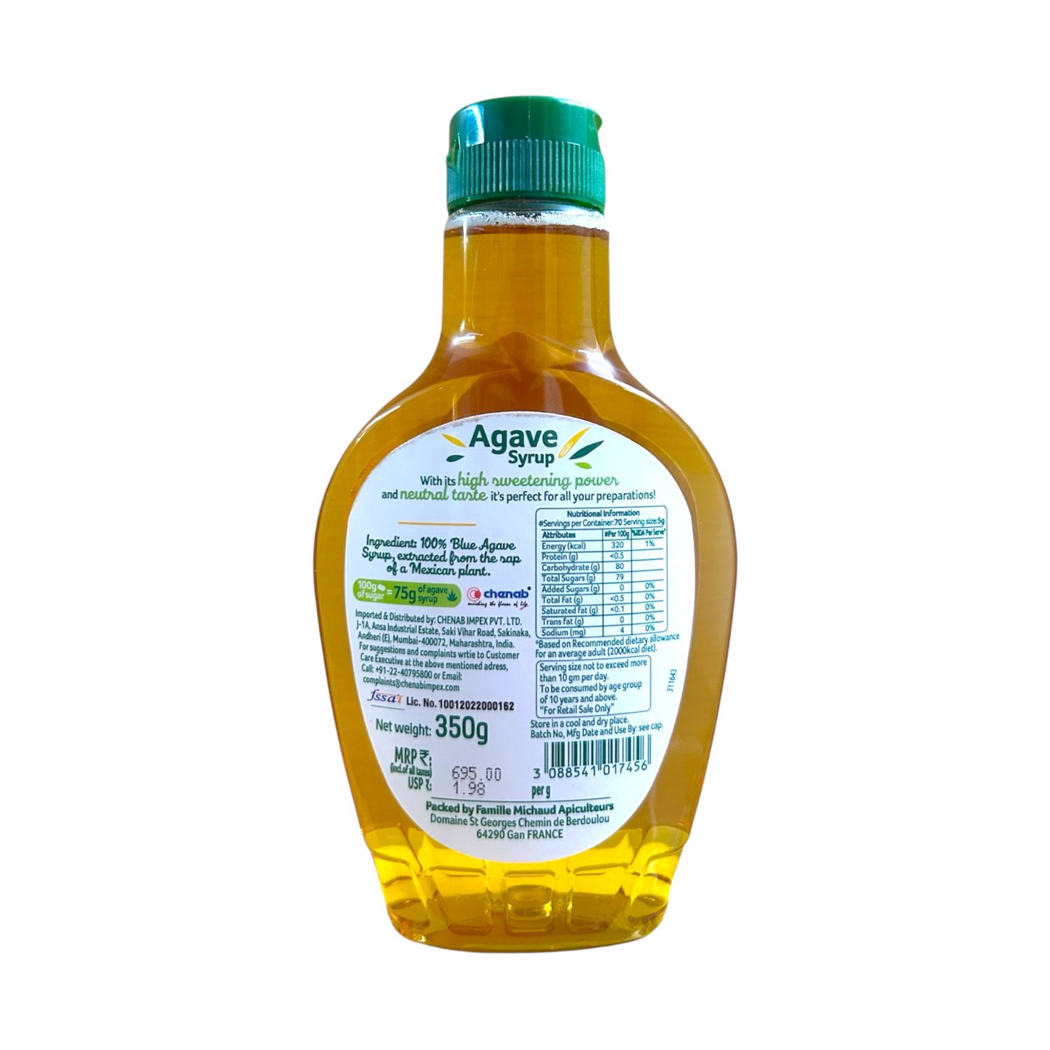 Sunny Via Agave Syrup 350g Sunny Via Agave Syrup 350g