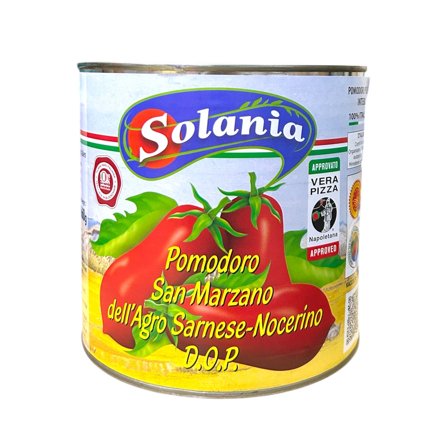 Solania San Marzano Peeled Tomatoes - Chenab Gourmet